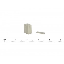 10 x 2,5 x 1 / N38 - Neodymium magnet (NdFeB)