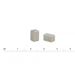 10 x 6 x 2 / N38 - magnet de neodim (NdFeB)