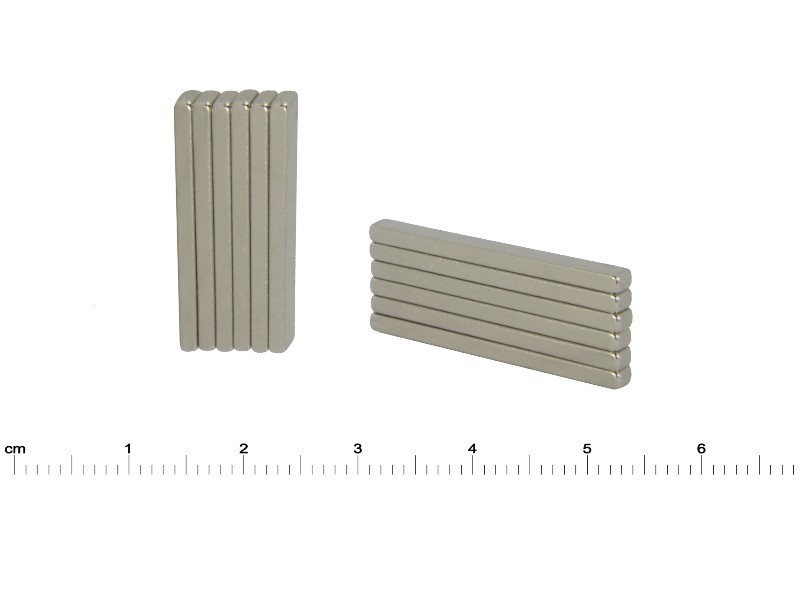 30 x 3 x 2 / N38 - Neodimyum mıknatıs (NdFeB)