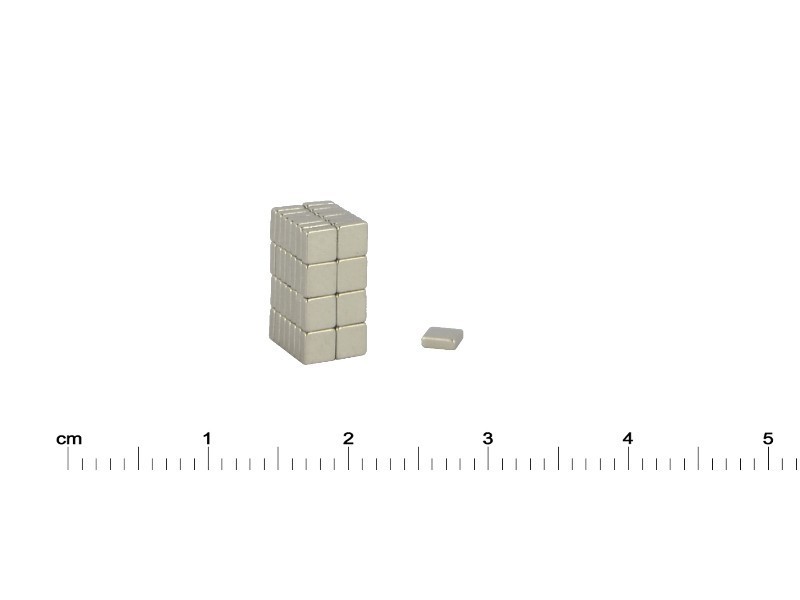 3 x 3 x 1 / N42 - Neodymmagnet (NdFeB)