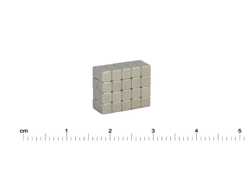 3 x 3 x 3 / N42 - Neodymium magnet (NdFeB)