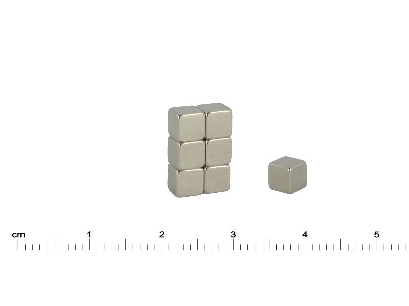 5 x 5 x 5 x 5 / N42 - Neodímium mágnes (NdFeB)