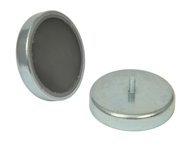 Magnete, diametro 47 mm, filettatura esterna M4, ferrite