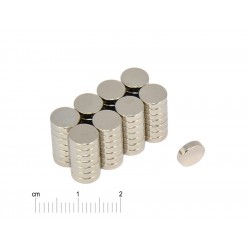 D7 x 2 / N38 - Neodüüm magnet (NdFeB)