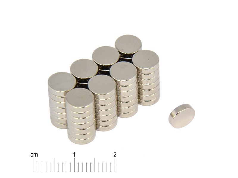 D7 x 2 / N38 - Neodym Magnet (NdFeB)