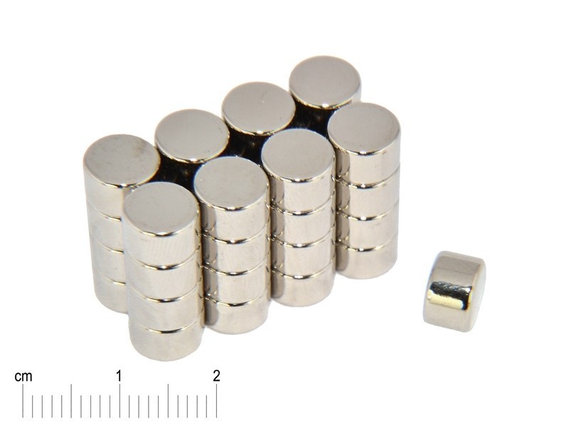 D8 x 5 / N38 - Neodymový magnet (NdFeB)