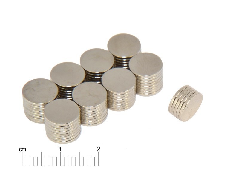 D9,5 x 1 / N38 - Magnete al neodimio (NdFeB)