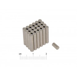 D3 x 6 / N38 - small rod neodymium magnet
