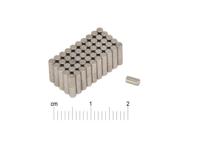 Imanes de varilla D2 x 4 / N38