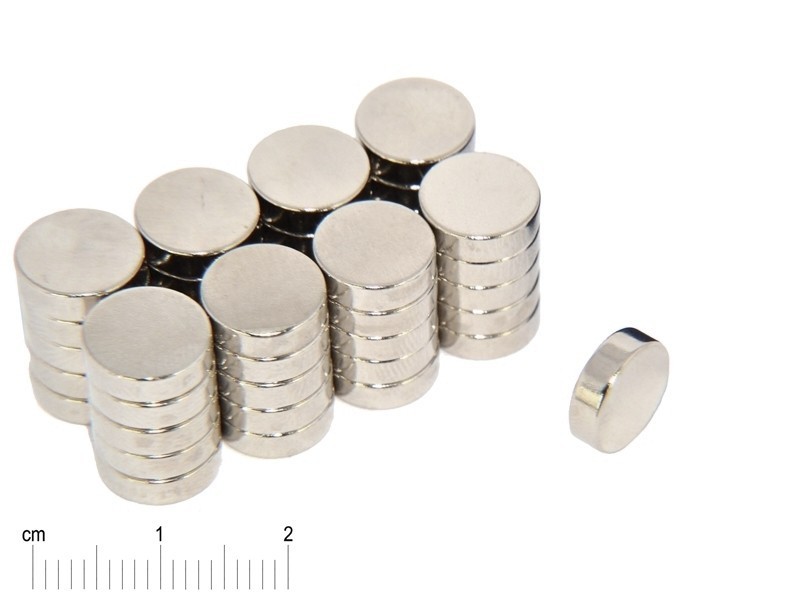 D10 x 3 / N38 - Neodym Magnet (NdFeB)