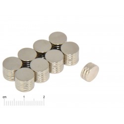 D10 x 1,5 / N38 - Neodymmagnet (NdFeB)