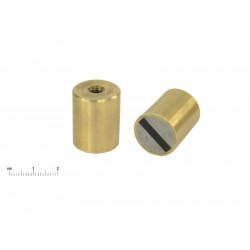 Aimant en laiton, diamètre 20 mm, filetage intérieur M6, hauteur 25 mm, néodyme