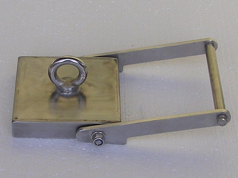 Придържащ магнит за водолаз 120x120x24 / N
