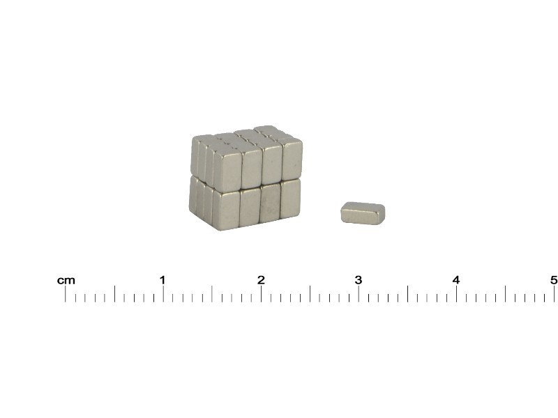 5 X 3 X 2 / N38 - Magnete al neodimio (NdFeB)