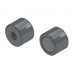 Magnete, diametro 8 mm, filettatura interna M3, altezza 6 mm, neodimio