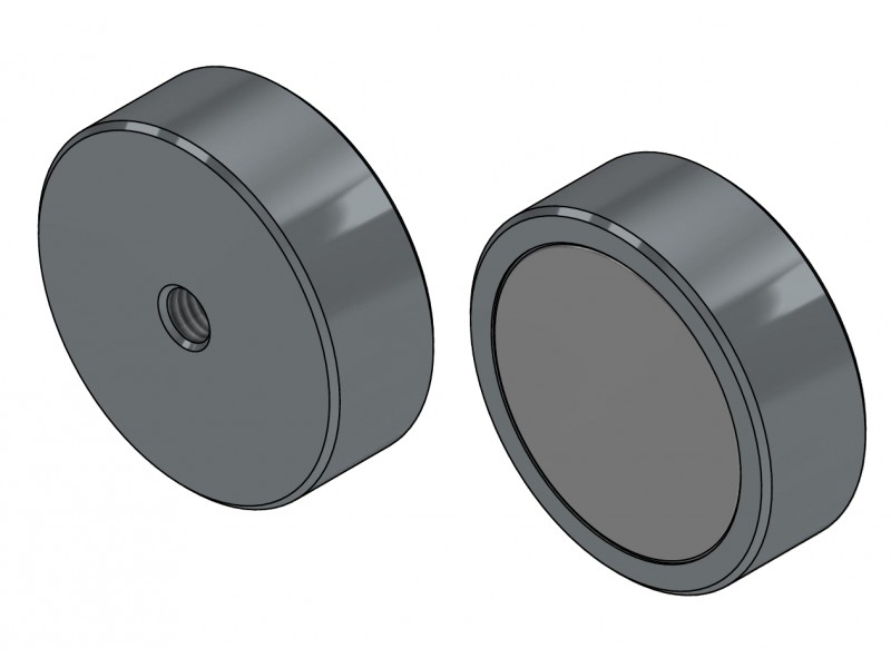 Magnet, průměr 29 mm, vnitřní závit M5, výška 10 mm, neodymový