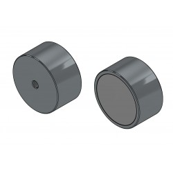 Magneetti, halkaisija 85 mm, M12 sisäkierre, korkeus 45 mm, neodyymi magneetti.