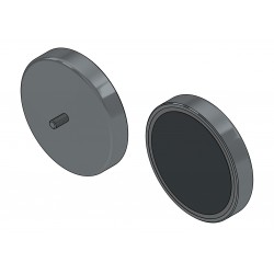 Magnēts, diametrs 57 mm, M4 ārējā vītne, ferīts