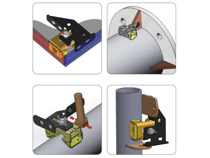 Poziționer magnetic MagTab (jumbo) MNT-15 Stronghandtools