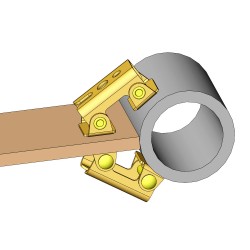 Justerbare magnetiske v-pads (sæt) MVDF-42 Stronghandtools