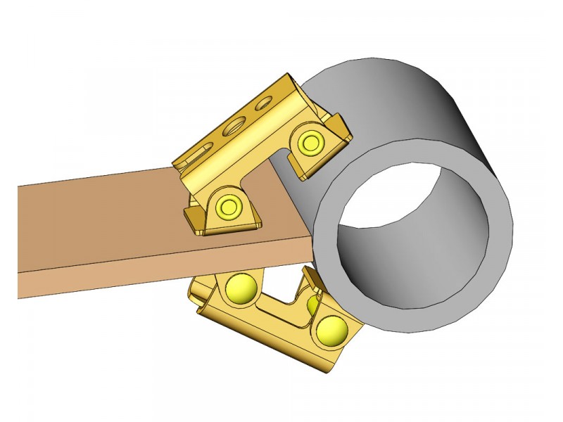 Justerbare magnetiske v-pads (sæt) MVDF-42 Stronghandtools