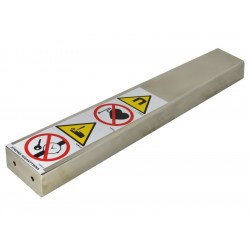 Aimant à plaque pour la séparation du fer (étanche) 1000x120x60 / N52