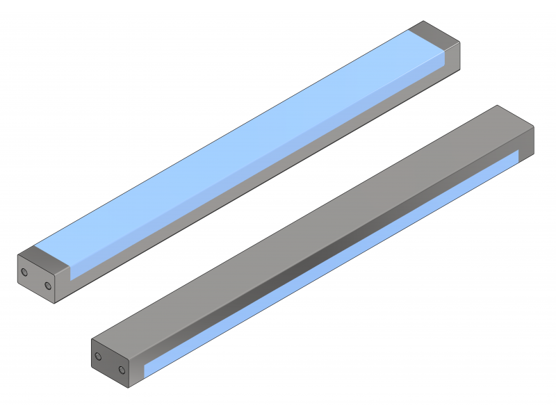 Plate magnet for iron separation (waterproof) 650x60x40 / N
