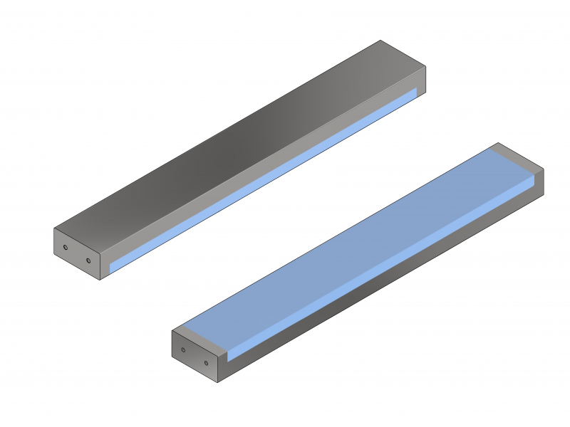 Deskový magnet pro separaci železa (vodotěsný) 850x120x60 / N52