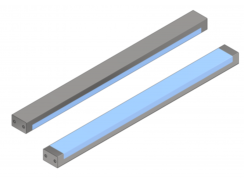 Magnete a piastra per la separazione del ferro (impermeabile) 750x60x40 / N52