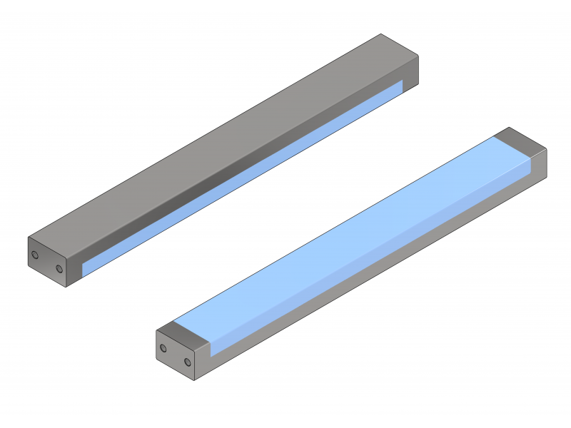 Deskový magnet pro separaci železa (vodotěsný) 550x60x40 / N52