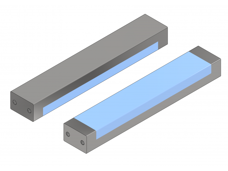Platemagnet for jernseparasjon (vanntett) 350x60x40 / N52
