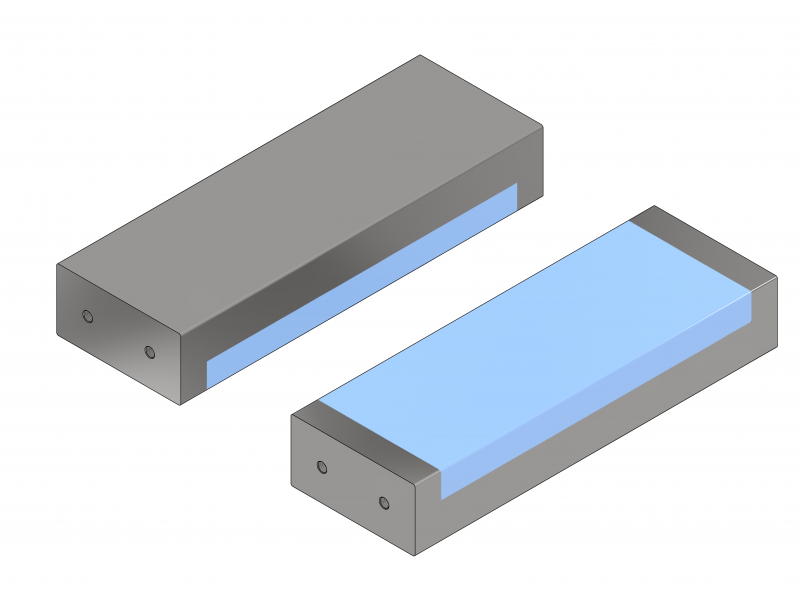 Plaatmagneet voor ijzerscheiding (waterdicht) 350x120x60 / N52
