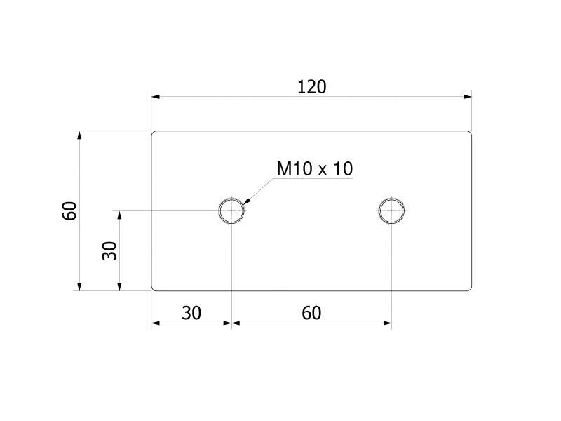 Plaadimagnet raua eraldamiseks (veekindel) 1000x120x60 / N52