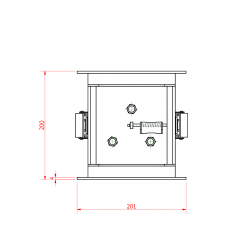 Cleanflow magnet 135x135/200x200/N