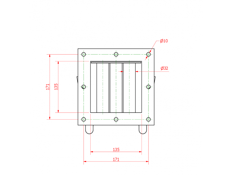 Cleanflow-magneetti 135x135/200x200/N