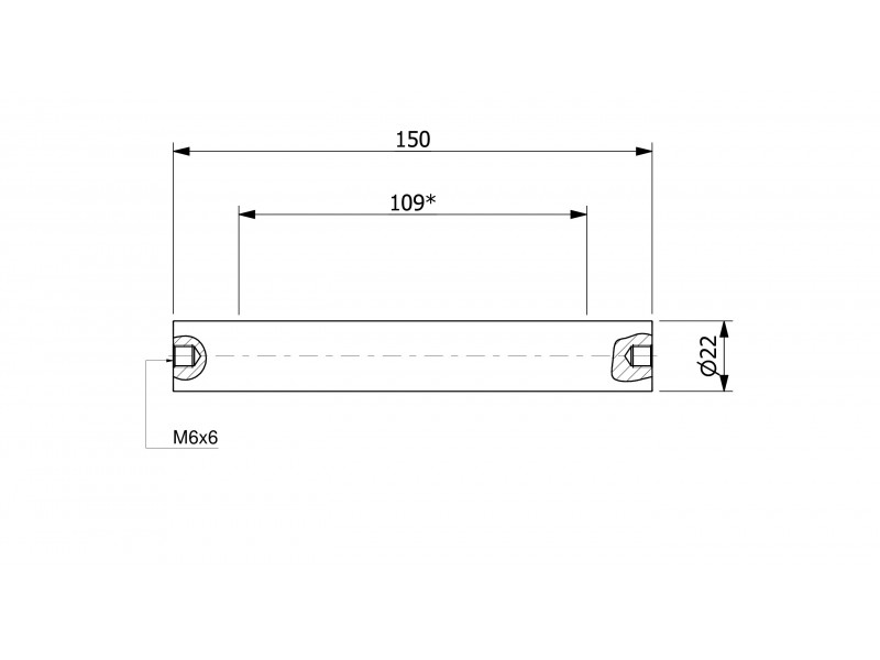 Magneettinen suodatintanko (vedenpitävä) 22 x 150 / 2 x M6in / N52