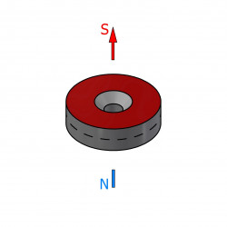 D18 x d7,2/3,6 x 5 / N42 - Neodymium magnet (NdFeB)