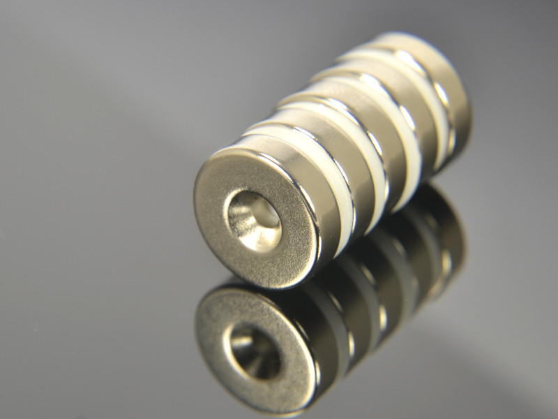 D18 x d7,2/3,6 x 5 / N42 - Neodymium magneet (NdFeB)
