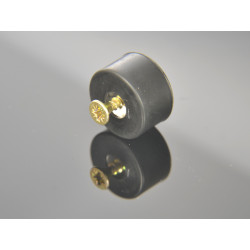 D19,5 x d7,2/3,6 x 11,5 / N42 - Neodymium magneet (NdFeB) in rubber