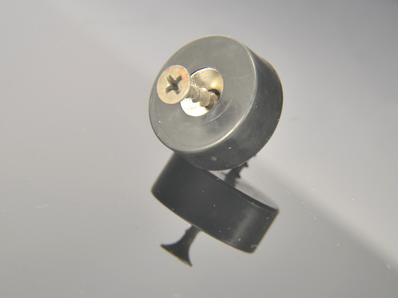 D21,5 x d7,2/3,6 x 6,5 / N42 - Neodymium magnet (NdFeB) in rubber