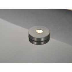 D31,5 x d10,5/4,3 x 6,5 / N42 - Neodymium magneet (NdFeB) in rubber