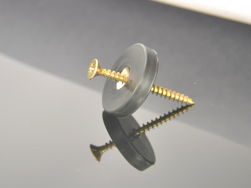 D31,5 x d10,5/4,3 x 6,5 / N42 - neodimov magnet (NdFeB) v gumi