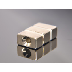 20 X 10 X 10 - D8,8/d4,3 / N38 - Neodymmagnet (NdFeB)