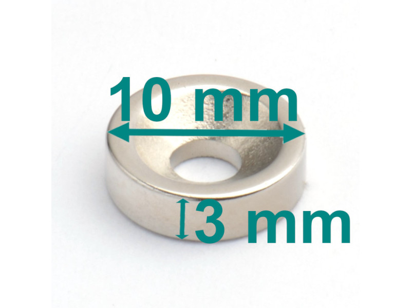 screw on neodymium ring magnet