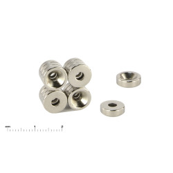 D10 x d7/3,5 x 3 / N35 - Neodímium mágnes (NdFeB)