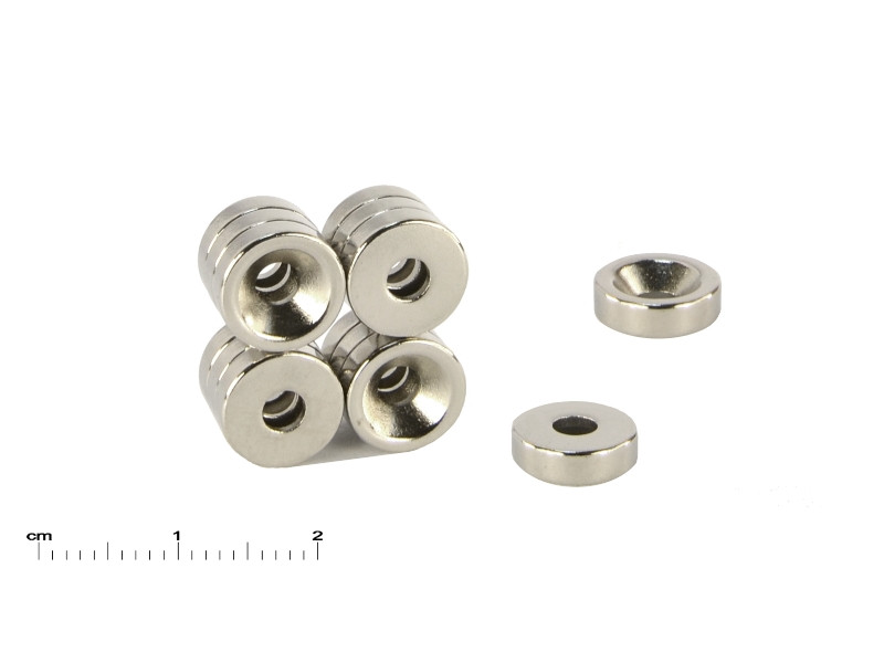 D10 x d7/3,5 x 3 / N35 - Neodimov magnet (NdFeB)