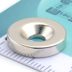 D14 x d8/4 x 3 / N35 - Neodymmagnet (NdFeB)