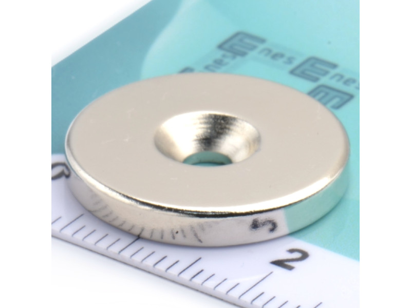 D20 x d7/3,5 x 3 / N38 - Neodimov magnet (NdFeB)