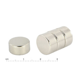 D12 x 6 / N38 - Neodymmagnet (NdFeB)