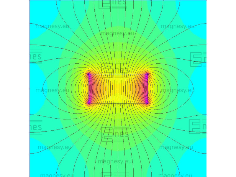 D12 x 6 / N38 - Neodimov magnet (NdFeB)